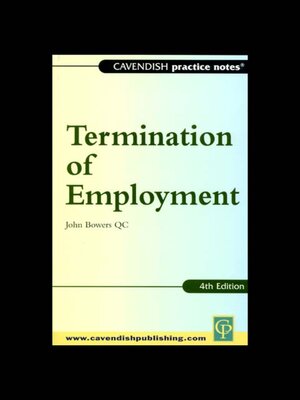 cover image of Practice Notes on Termination of Employment Law